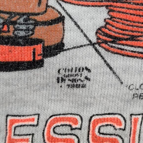 Vintage 1982 Funny Hunter Sweatshirt XS/S 19x22 Cropped - Picture 14 of 15